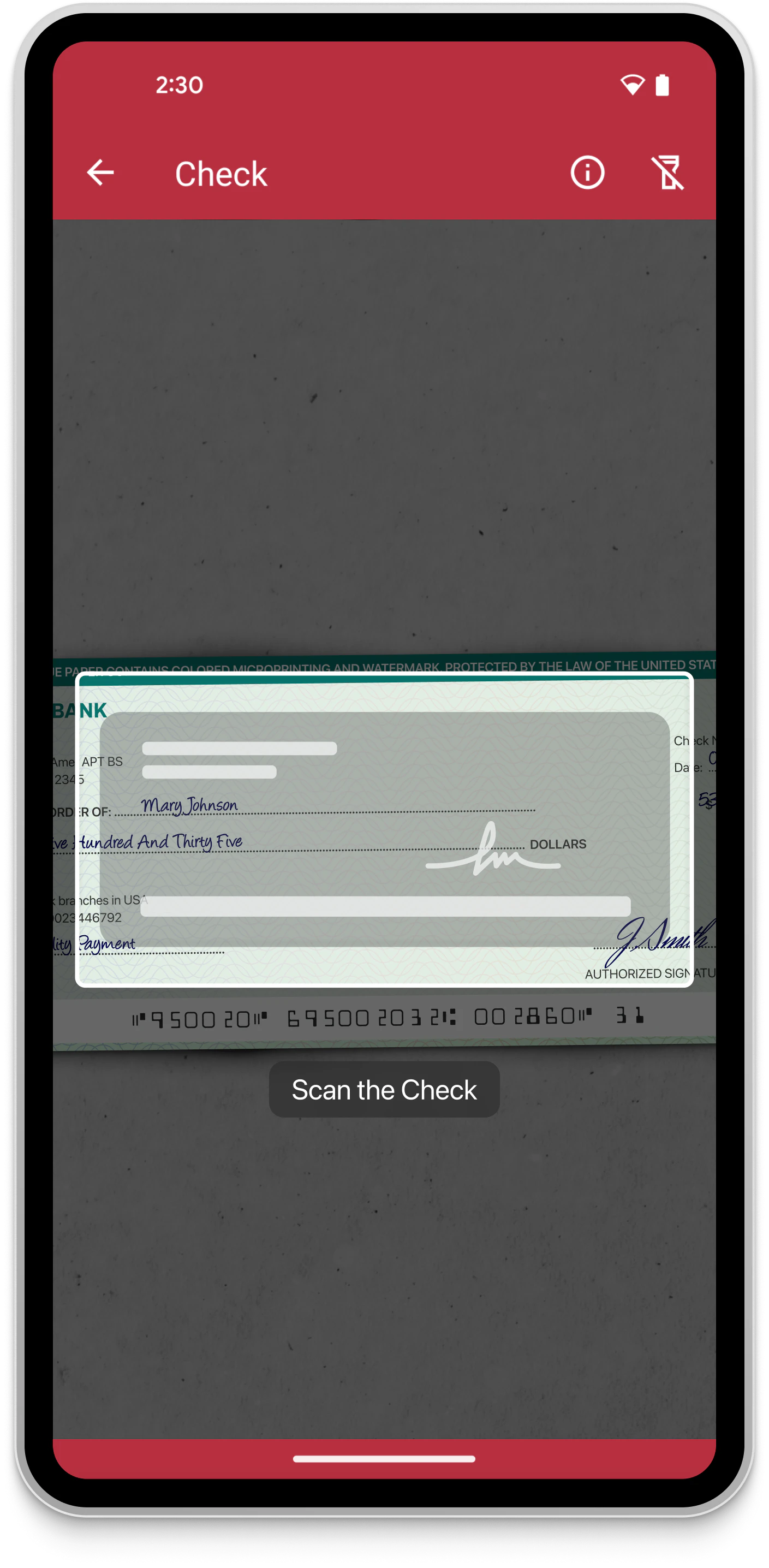 screenshot of Scanbot Data Capture SDK
